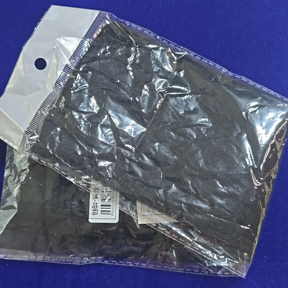 Long Black Mesh Gloves